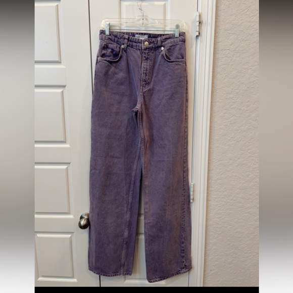 🌷Zara Woman’s High Rise Denim Jeans/ Pants Size:6 Preloved - Picture 3 of 13